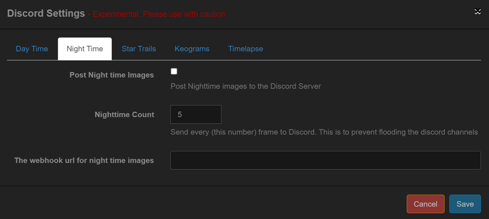 Discord Settings